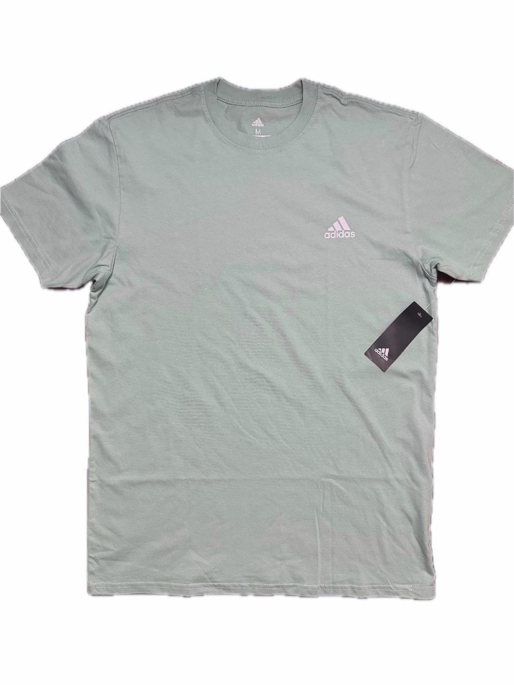 adidas Golf Men's Light Sage Green Short Sleeve Logo Tee